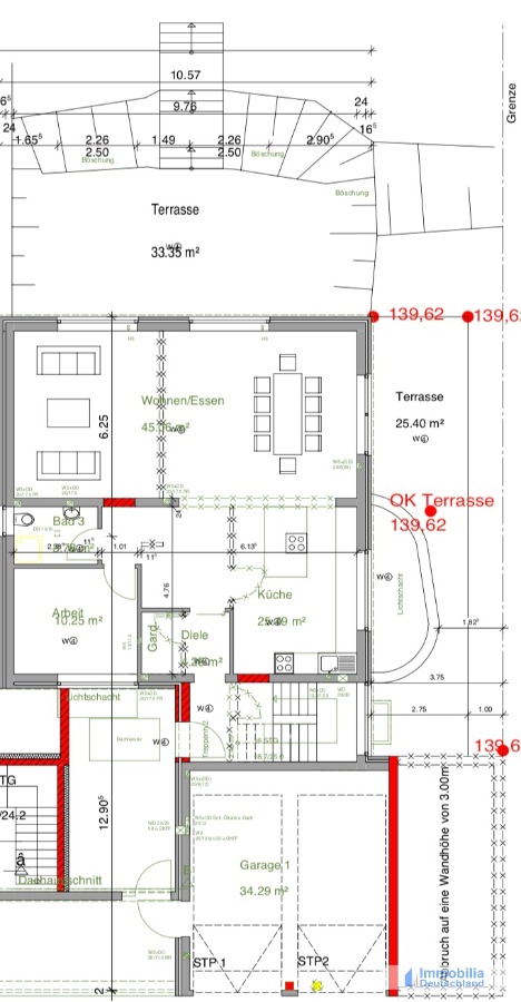 Grundriss EG Etagenwohnung Dortmund