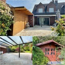 Terrasse / kleiner Anbau Traumhafte Doppelhaush�lfte mit Garten und Garage in Bergkamen