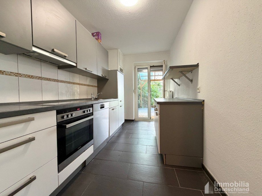 K�che mit Zugang auf die Terrasse Erdgeschosswohnung Dortmund