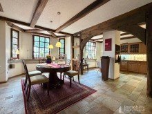 Essbereich mit Blick auf K�che 1. OG Wohnen & Arbeiten vereint in Bestlage: Ihr Logenplatz in der L�ner Fu�g�ngerzone!