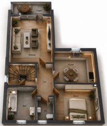 Grundriss OG Modernisiert, gro�z�gig & familienfreundlich - Zweifamilienhaus zum Ankommen