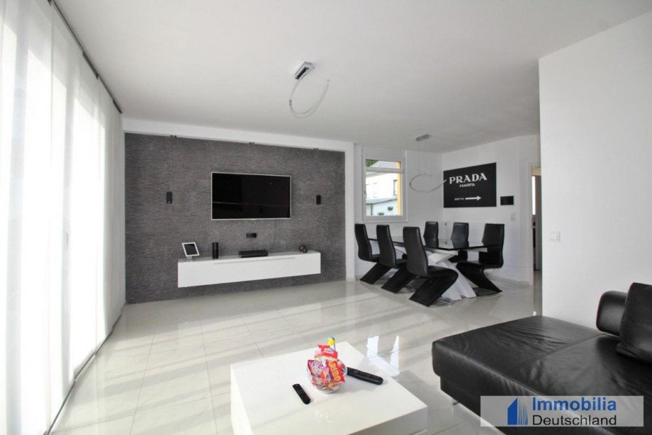Wohnzimmer Reihenendhaus L�nen