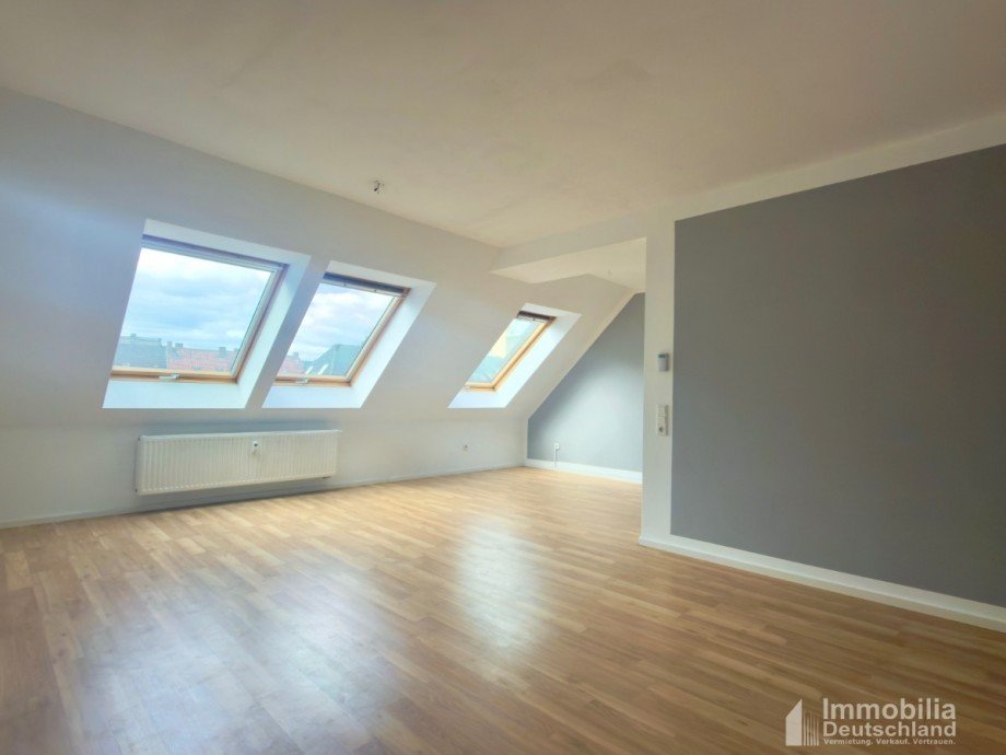Wohnzimmer Dachgeschosswohnung Dortmund