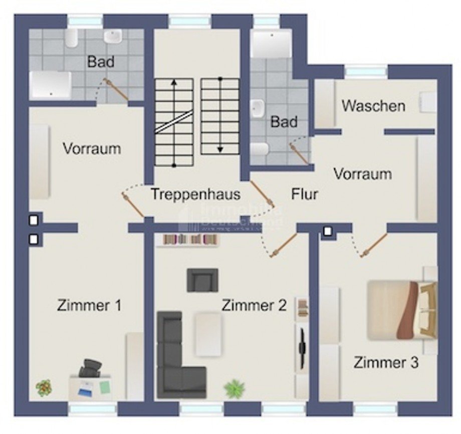 2. Obergeschoss Mehrfamilienhaus Dortmund