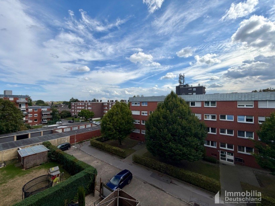 Aussicht vom Balkon Etagenwohnung Selm