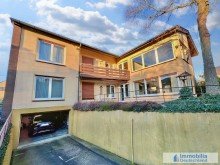 R�ckseitige Ansicht mit Tiefgaragenplatz Zweifamilienhaus mit Garagen in Wunschlage von L�nen