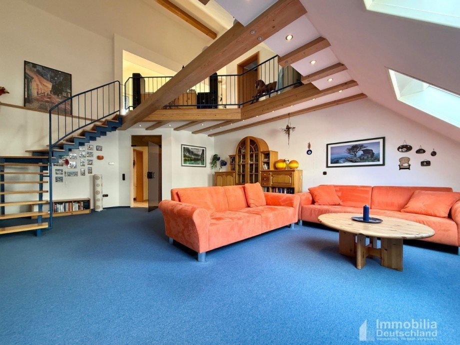 Wohnzimmer Maisonettewohnung Dortmund