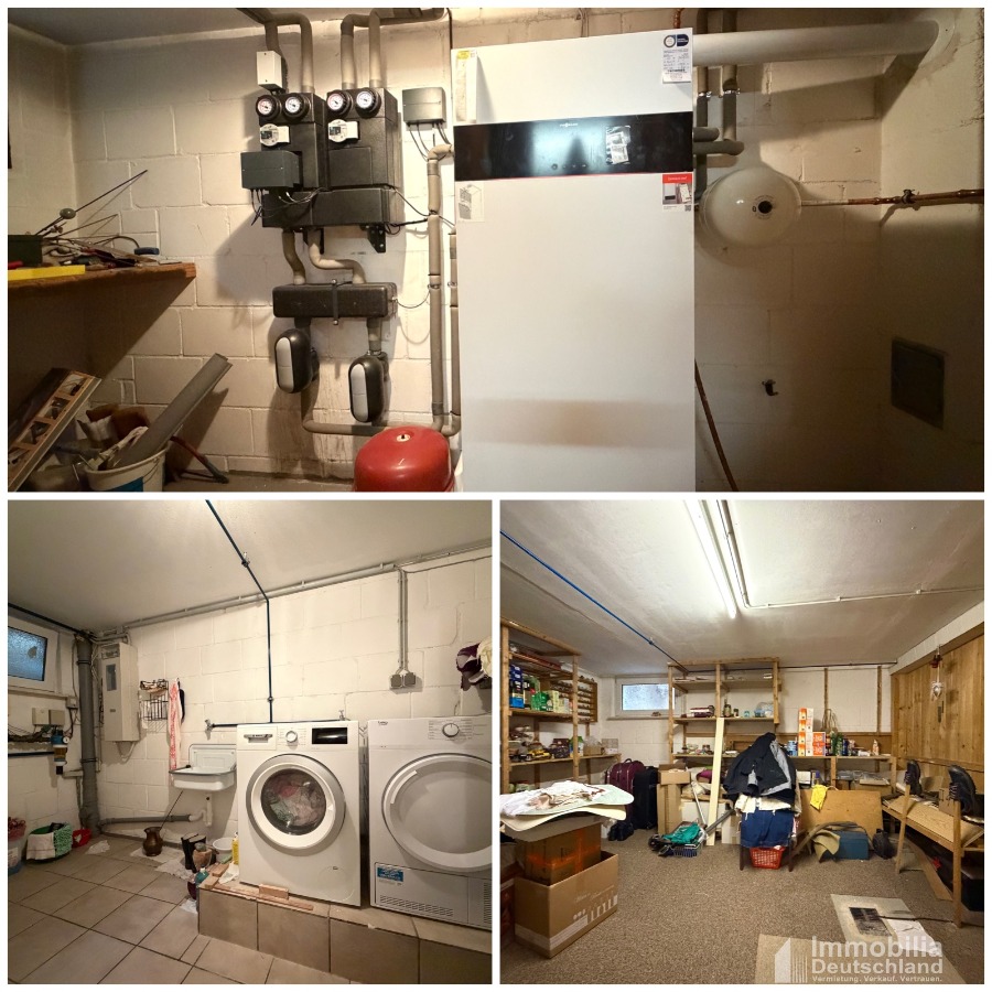Collage Kellergeschoss Reihenmittelhaus Schwerte